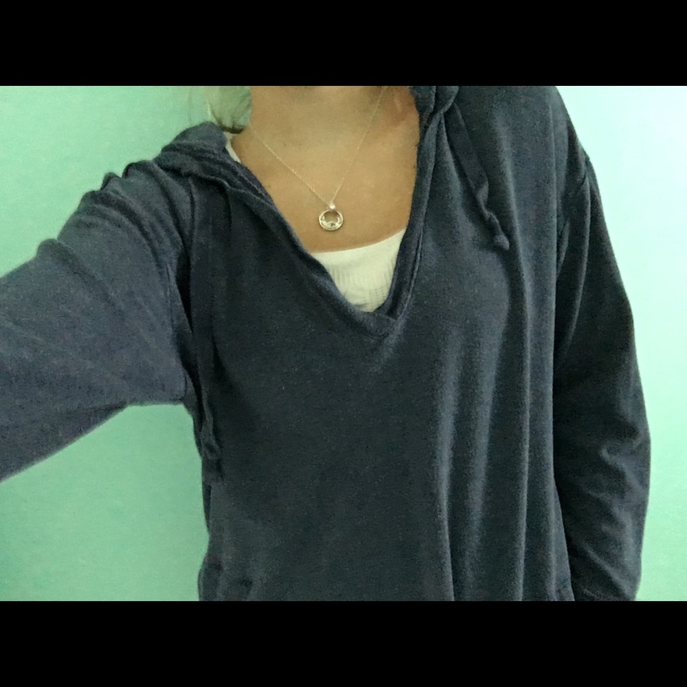 Blue sweatshirt